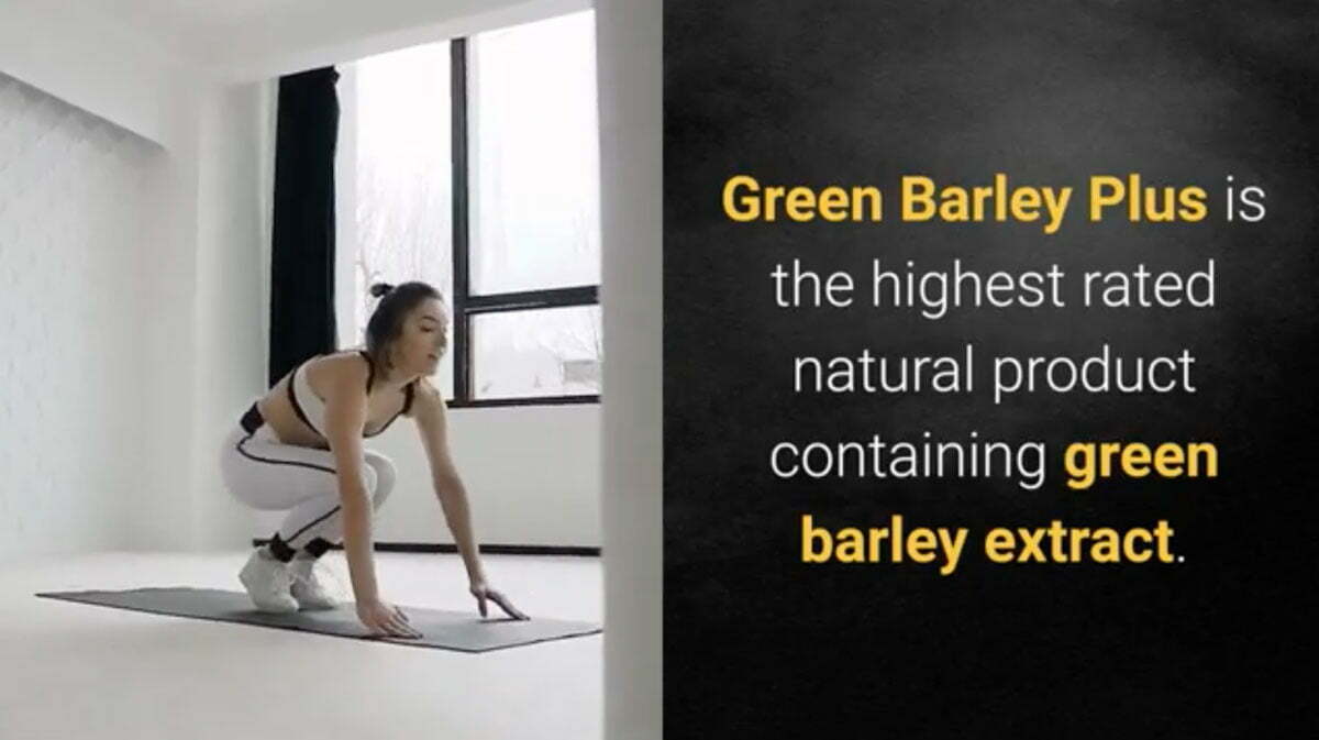 green barley plus pret