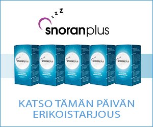 SnoranPlus – yrtit kuorsausongelmiin