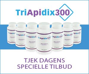 TriApidix300 – tyrosin, guarana og urter til vægttab
