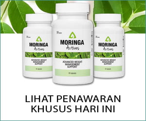 Moringa Actives – formula herbal untuk menurunkan berat badan dan metabolisme